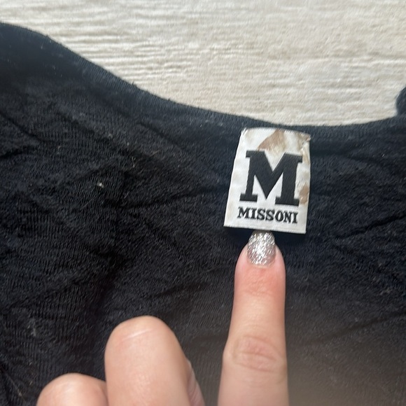 Missoni Women’s Black Cardigan, Size 10- Elegant & Timeless Style! - Picture 5 of 7